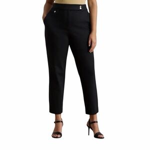 Lauren Ralph Lauren•Black Straight Leg Trouser Pants